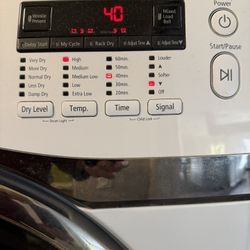 Samsung Dryer with pedestal