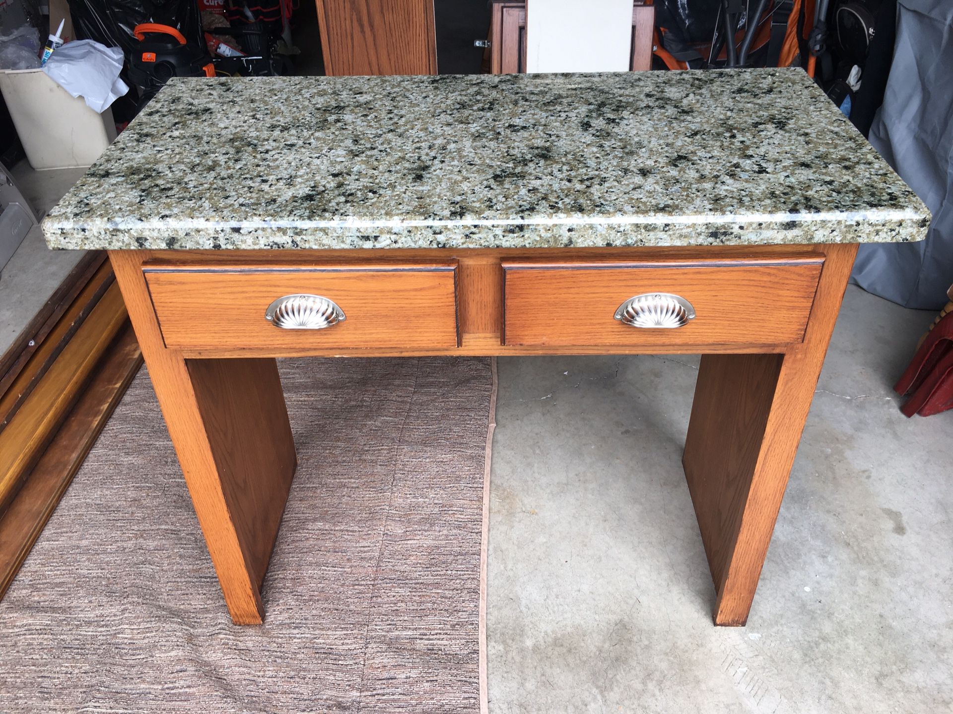 DESK WITH GRANIT TOP