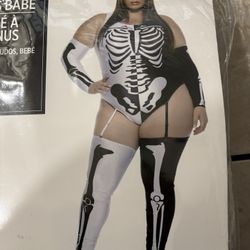 Forplay Bare Bones Babe Costume Adult 2x 16-18