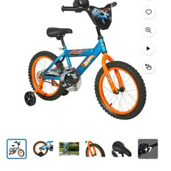 16" Dynacraft Hot Wheels, Boys BMX Bike,Kids Age 5-7 Years, Blue
