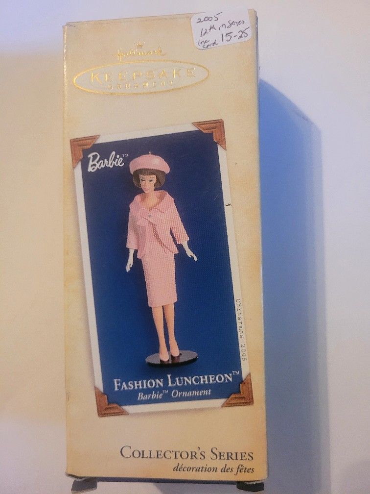 2005 Barbie Collectible Hallmark Ornament 