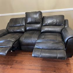 Leather sofa
