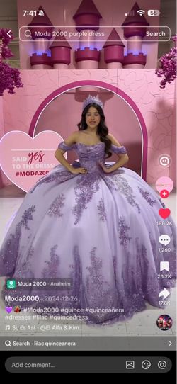 Lavender 2000 dress