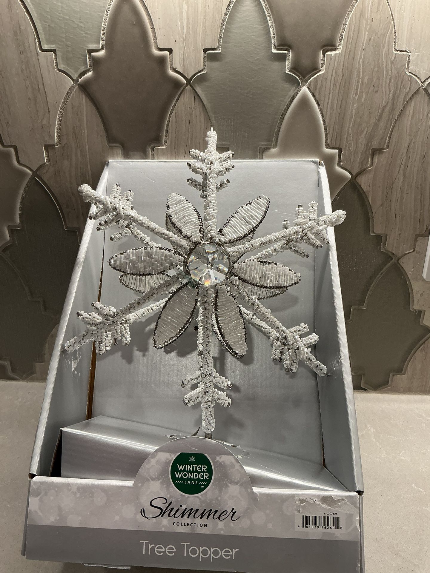 Beaded Tree Topper