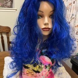 Blue Wig