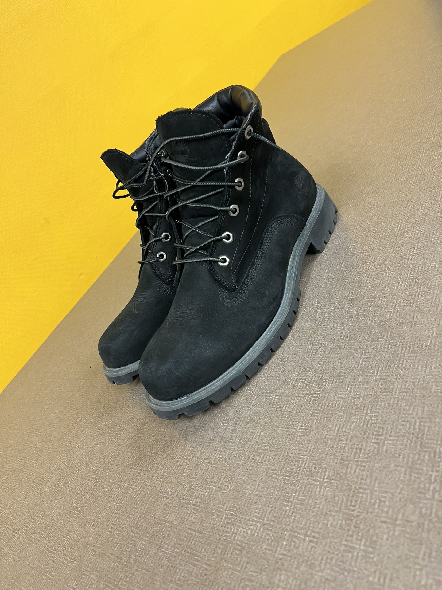 Black Timberland Boots Size 10