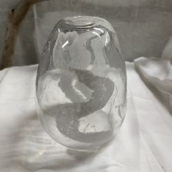 Handblown Signed Artisan Glass Egg