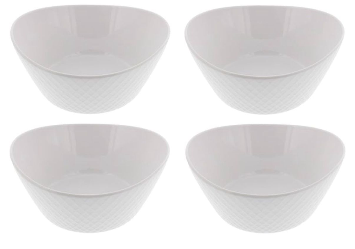 Porcelain Serving Bowls (4) New