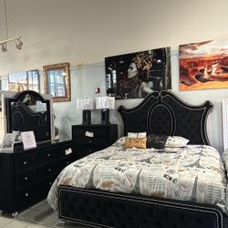Beautiful King Size Bedroom Set - Brand New - At Furniture Expo 