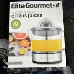 Elite gourmet 3 cup citrus juicer