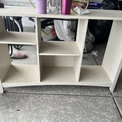 Antique White Vanity  And Entry Way Table /console