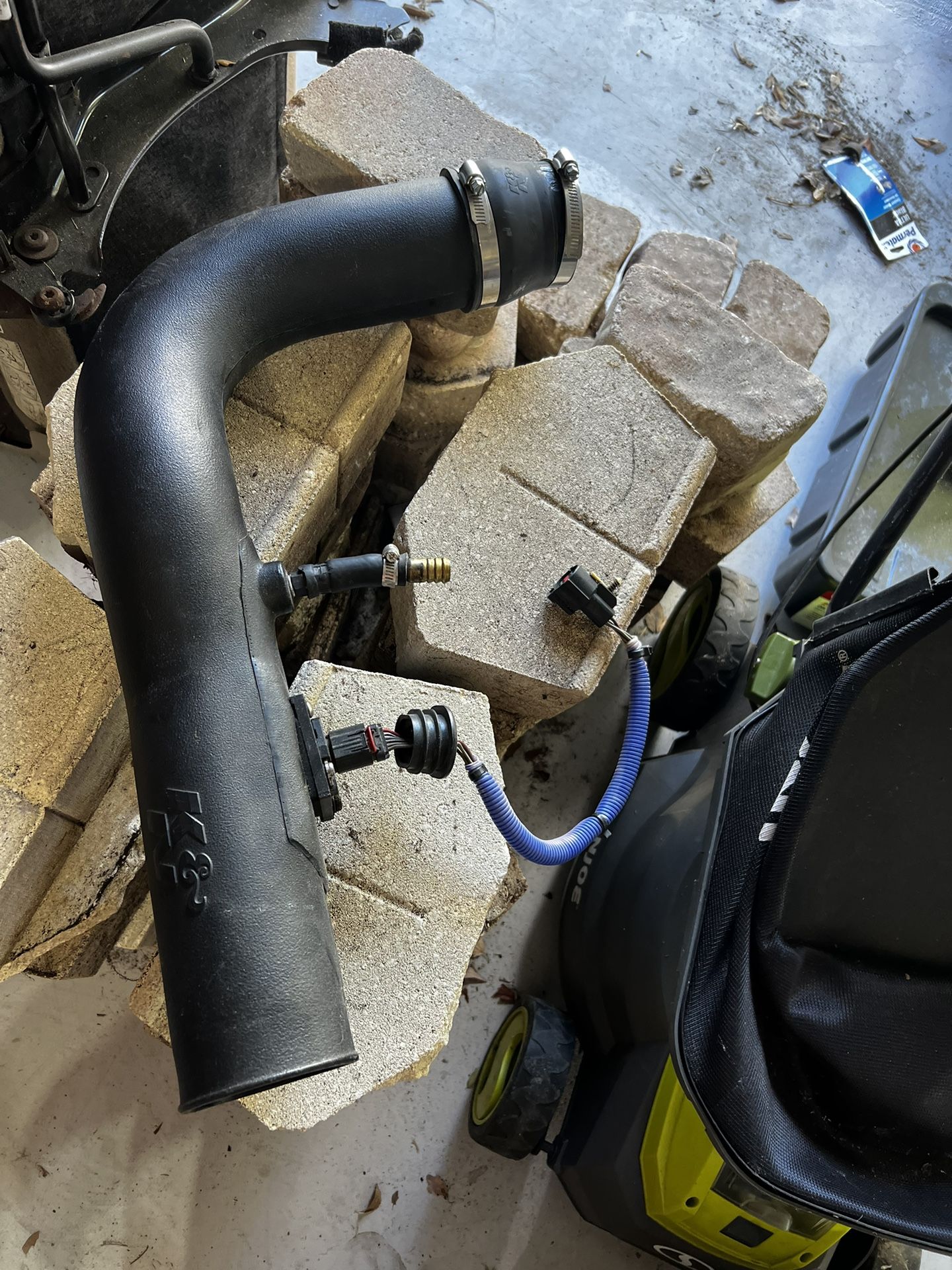 K &N Air Filter And Tube Assembly