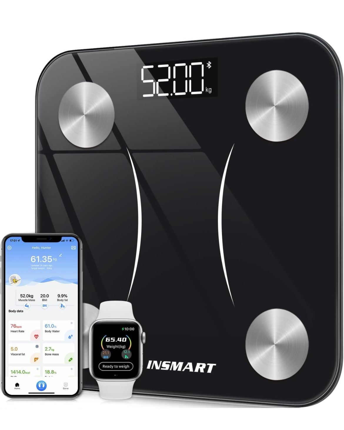 INSMART Smart Scale for Body Weight, 