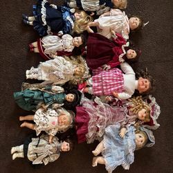 porcelain/ glass dolls