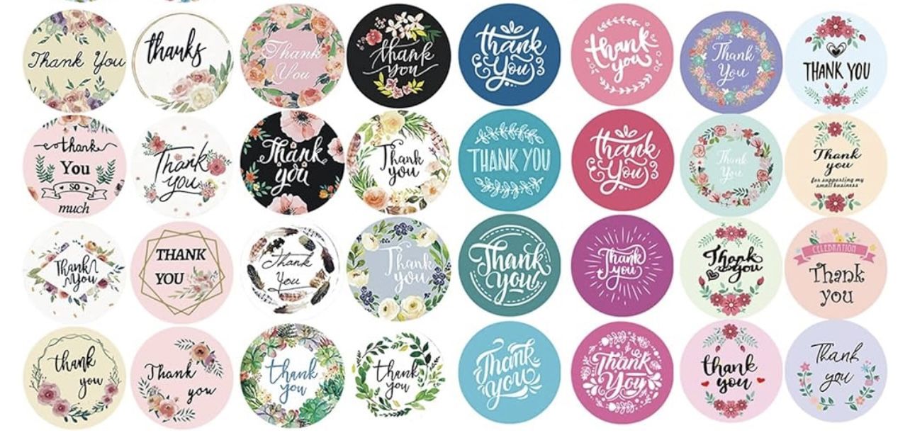 Small Business Supplies | Thank You Stickers
