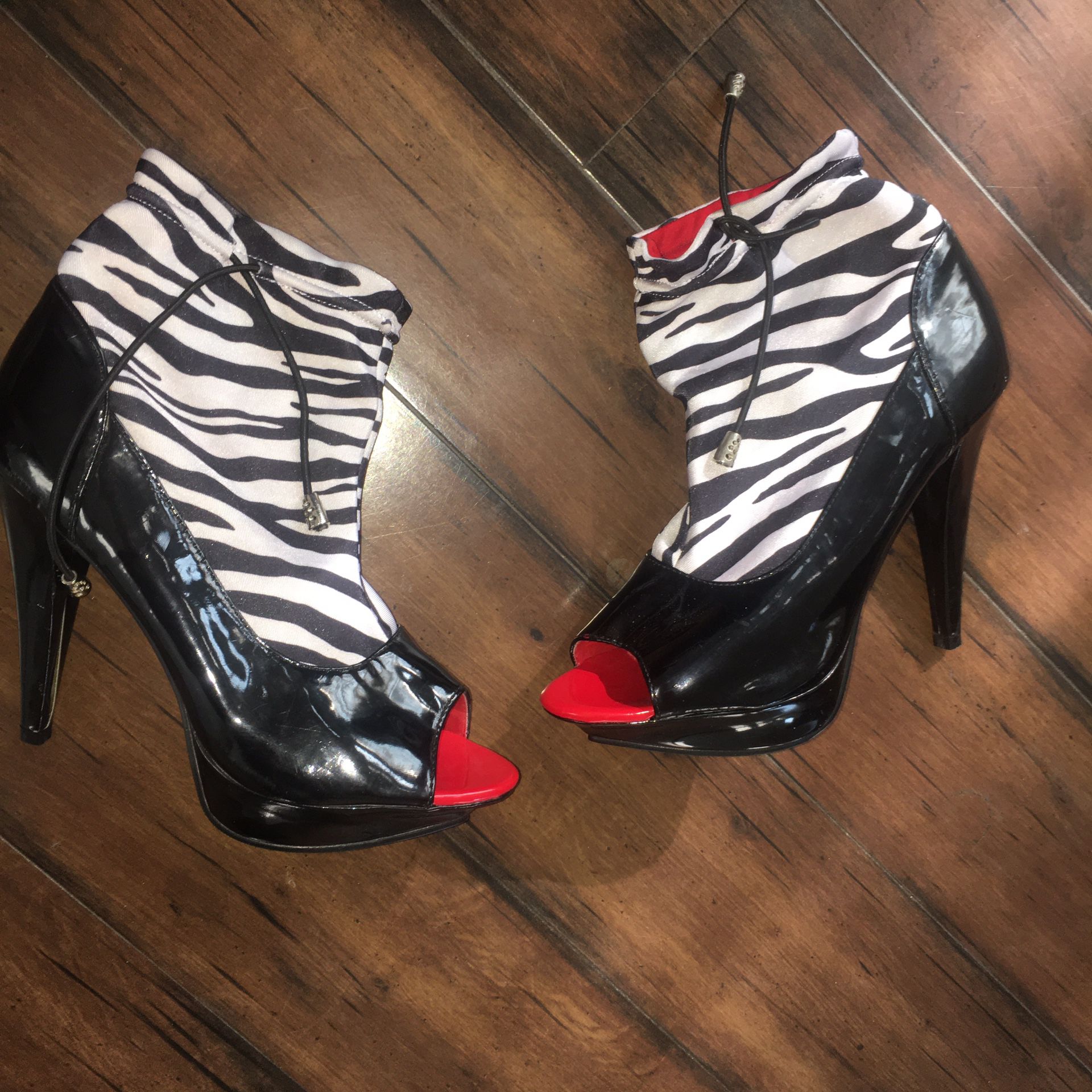 Women’s Heels Size 9 Zebra Print