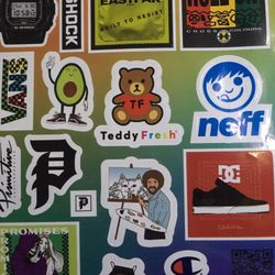 Zumiez Assorted Sticker Sheet