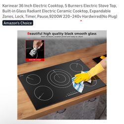 Brand New In The Box Glass Electric Ceramic Cooktop