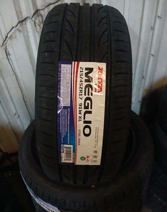 4 New Tires 215/45/17 Zeta Tires