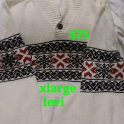 Levi heavy duty Ugly christmas sweater xlarge