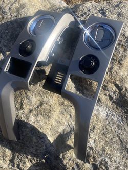 2009-2014 Ford F150 Silver Dash Panel Cover Vent Trim OEM