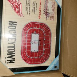 Detroit Red Wings 25 Layer Stadiumviews 3D Wall Art

