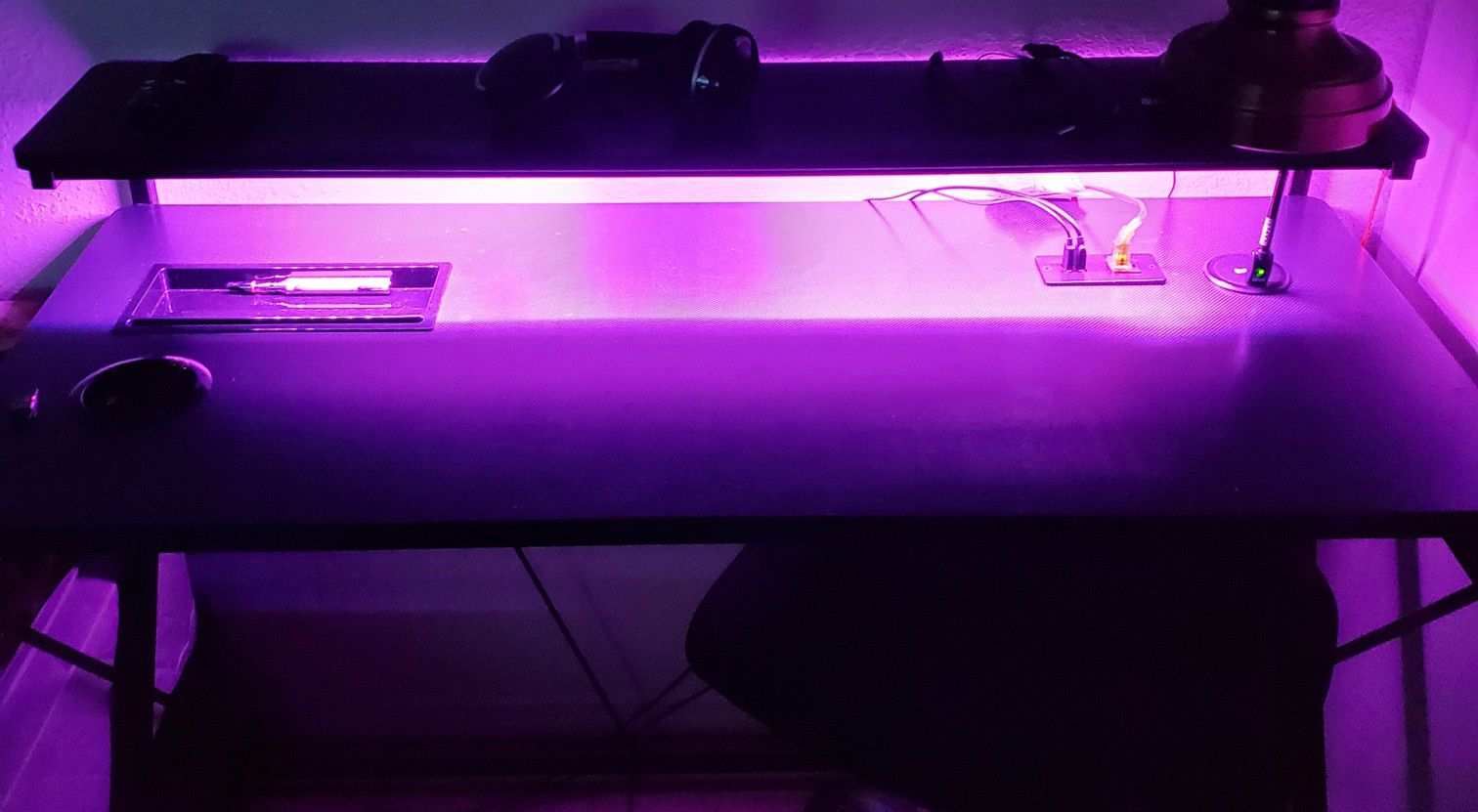 LED Gaming Computer Desk