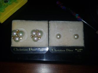 Christian dior earrings