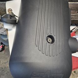 16 pick up  chevy engine cover and gas cup with keys new $50