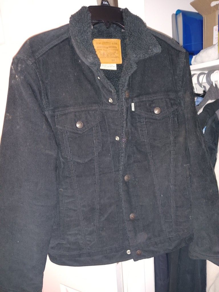 Levi's Corduroy Sherpa Lined Trucker Jacket