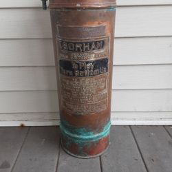 Vintage Gorham 50lb Soda Acid Fire Extinguisher 