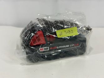 #392 Milwaukee Battery 18v 1.5 AH Compact M18
