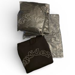 Sp5der OG Logo Hoodie Black