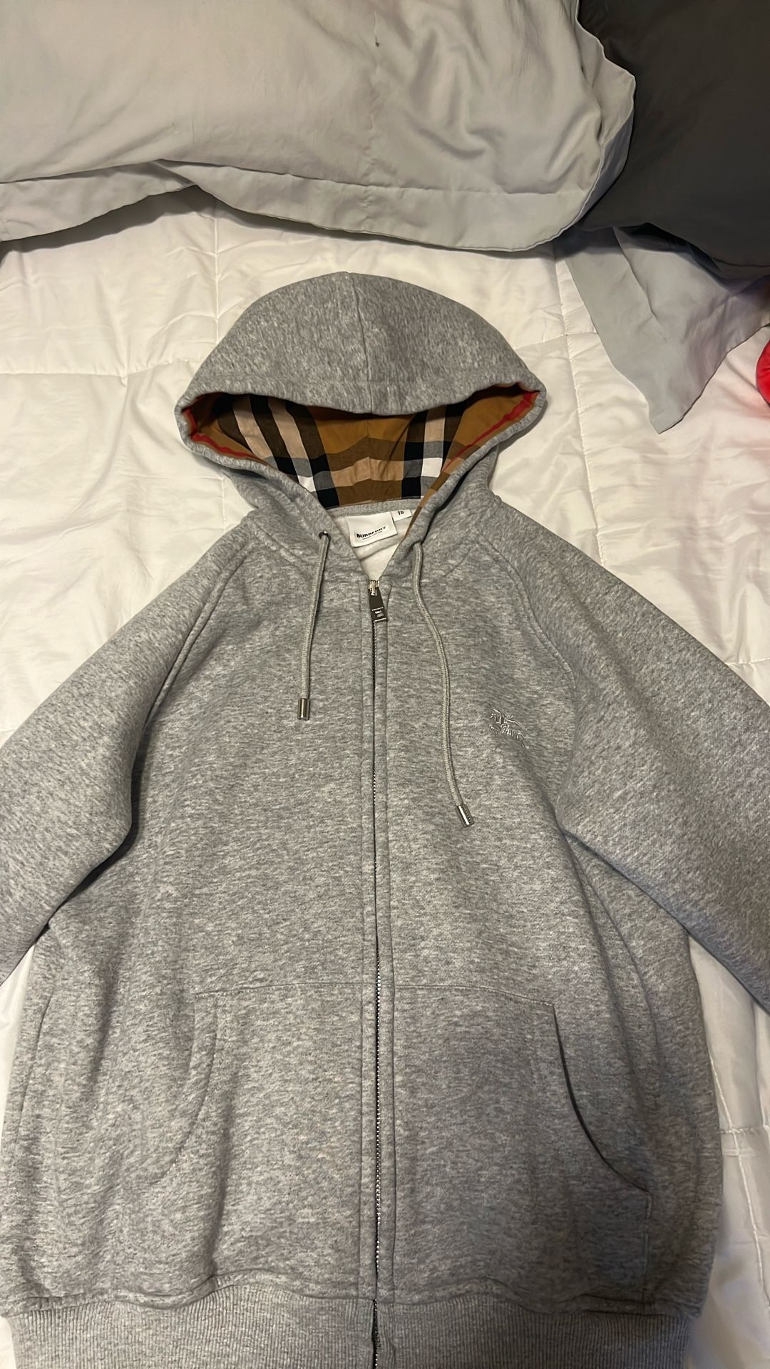 Burberry grey hoodie
