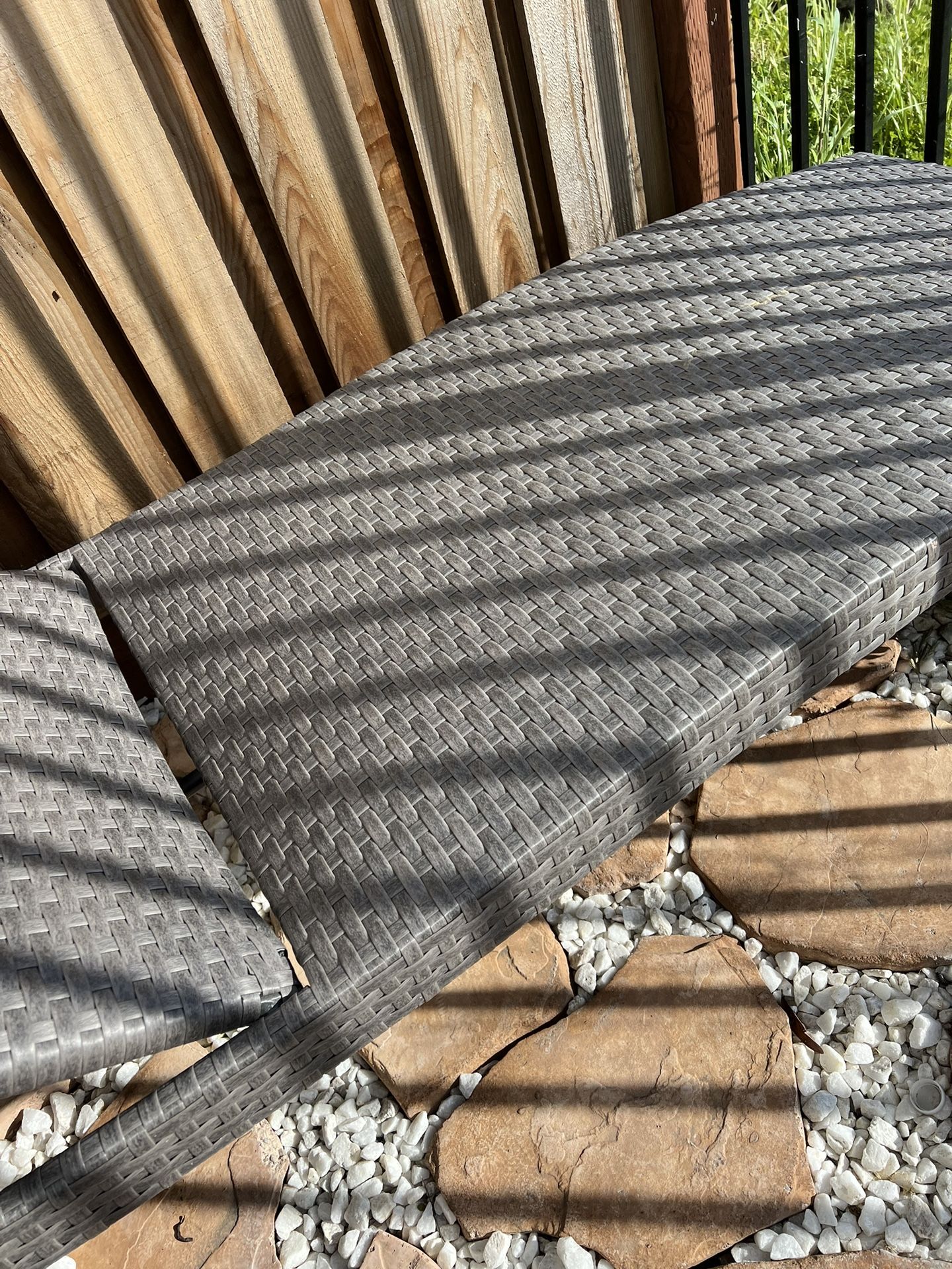 Seagrass Woven Chaise Lounge with Wheels From Costco for Sale in Mandres les roses IDF OfferUp