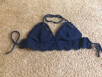 Crochet bikini top