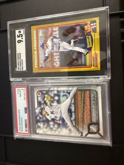 Freddie Freeman Roki Sasaki graded cards
