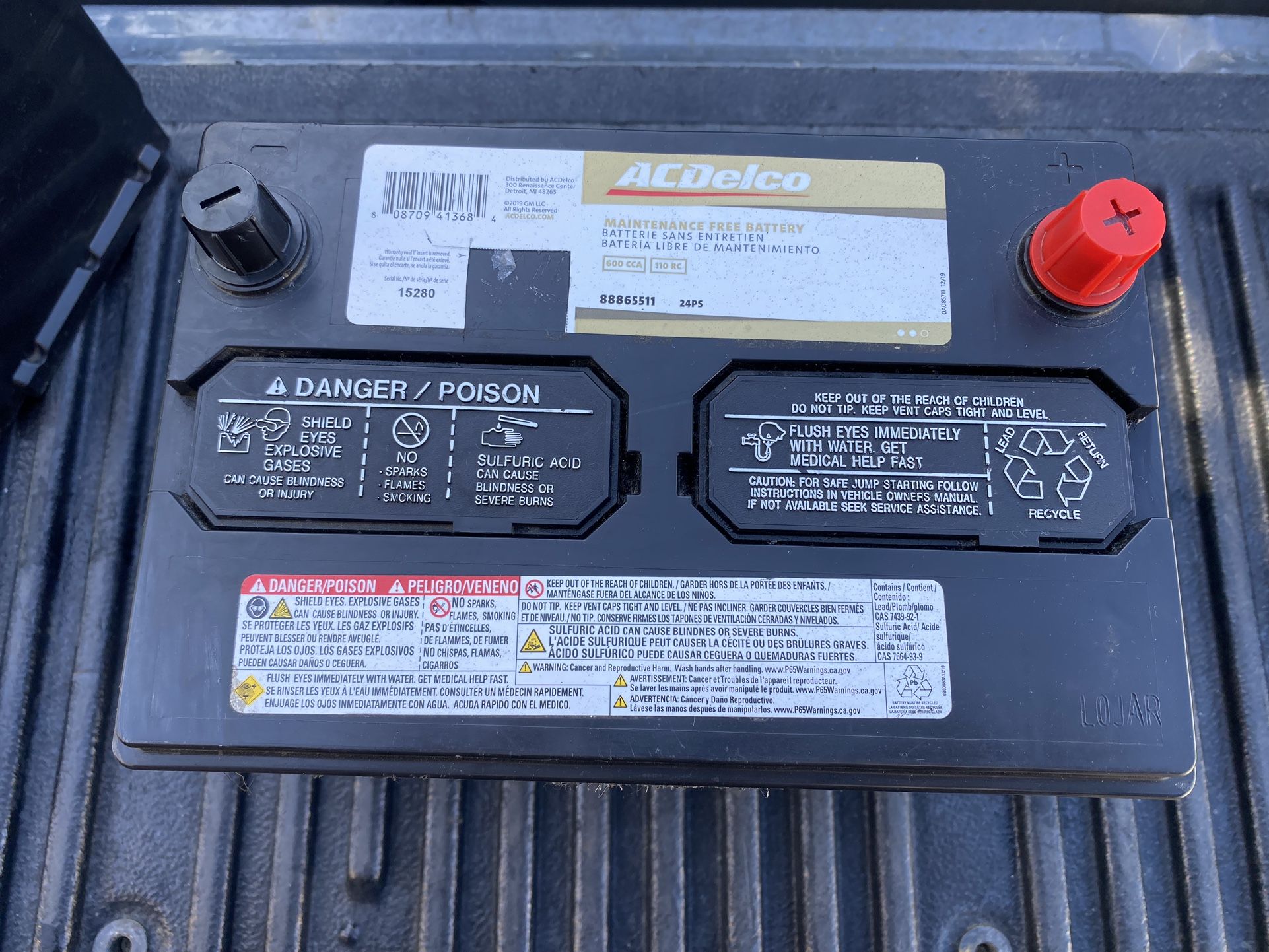 Blem 24PG ACDelco Battery for Sale in Chula Vista, CA OfferUp