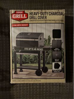 Heavy duty, charcoal grill cover