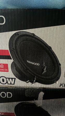 Kenwoods 12” subs 1000w peak subwoofers