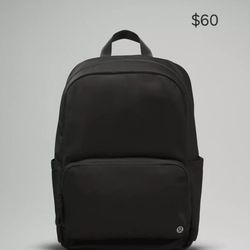 Lululemon Everywhere Backpack Black New With Tags $60