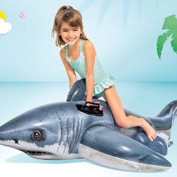 Great White Shark Inflatable Pool Float