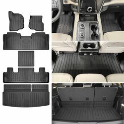 Brand New Utiiy Cargo Mat Floor Mat Fit for Ford Expedition 2018-2024 7-Seater Floor Liner Cargo Liner Backseat Protector for 2024 Expedition Accessor