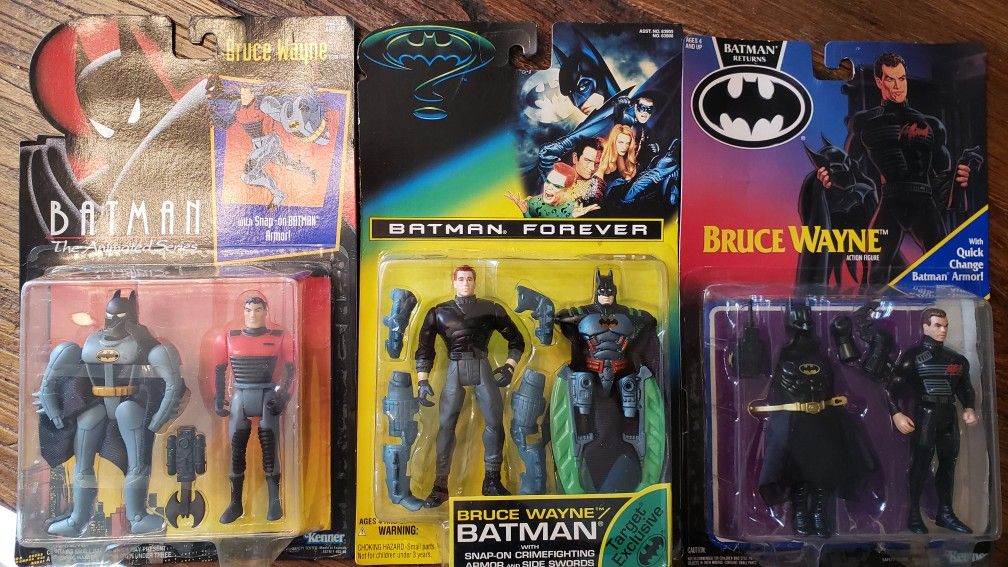 Batman Bruce Wayne Rare collection  Batman Forever  action figure