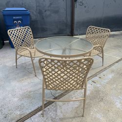 Outdoor Table And. Chairs 