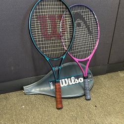 Wilson Tennis Racket And Head Barbie Racket 