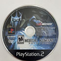 MORTAL KOMBAT DECEPTION PREMIUM PACK BONUS DISC ONLY Ps2 Playstation 2 WORKS