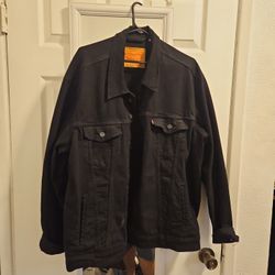 Levis Black Denim Jacket 