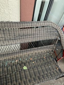 Outdoor Wicker Seat