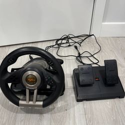 PXN V3II 180° PC Racing Wheel with Pedals for PS4, Xbox One, Switch, PC - USB
